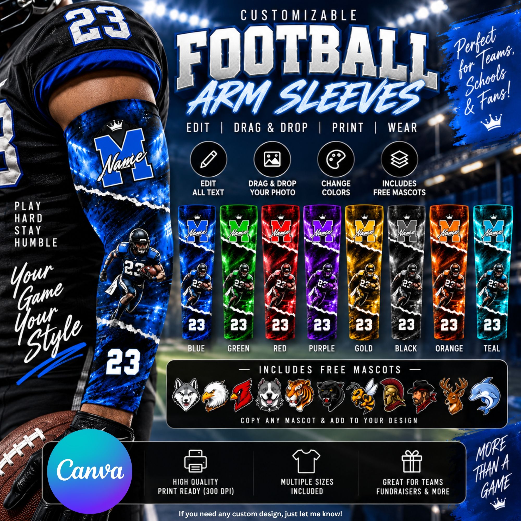 Football Arm Sleeve