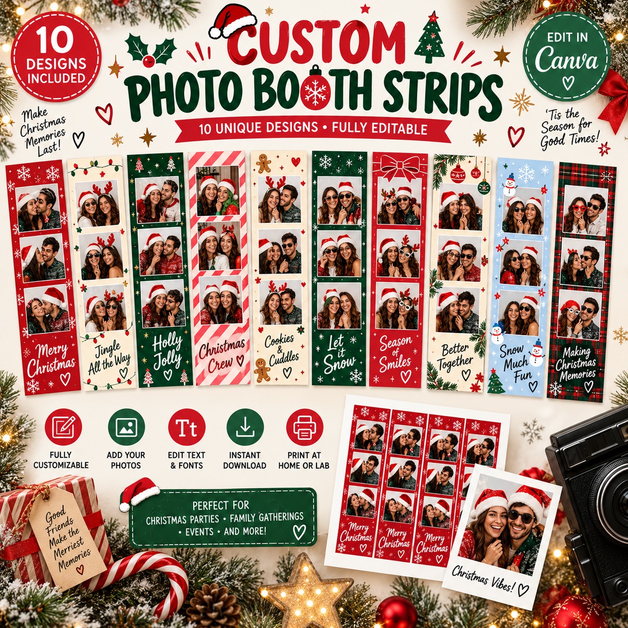 Photo Booth Strips - Canva Frame