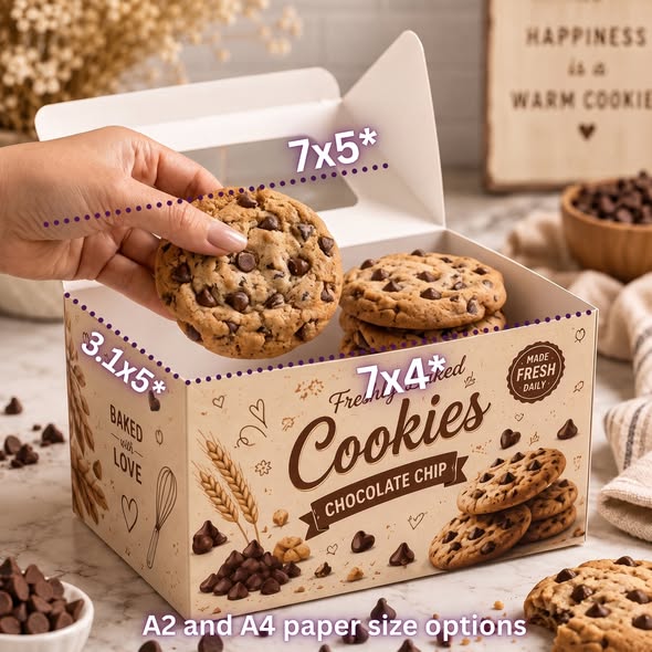 Cookie Box Template