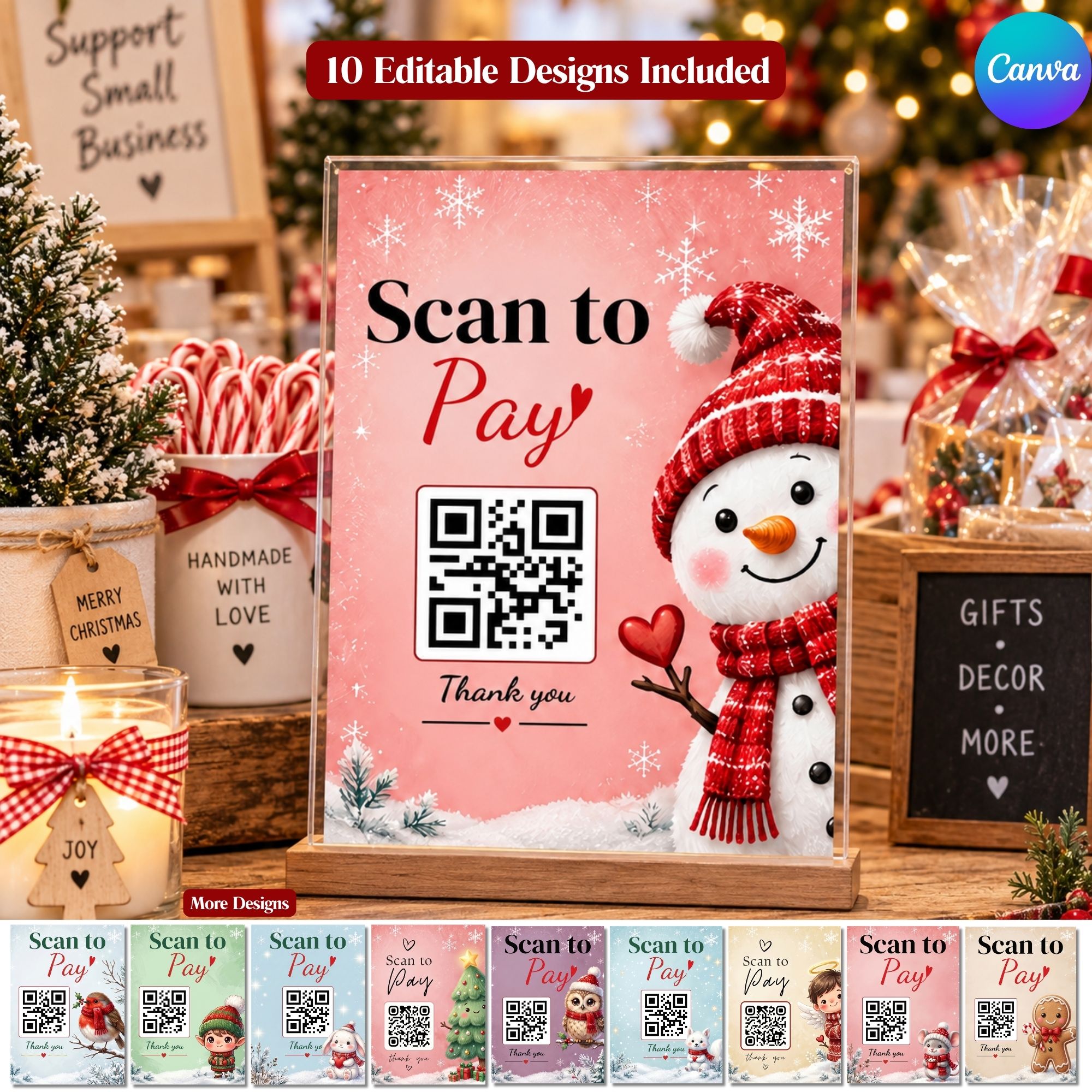 Editable Scan To Pay